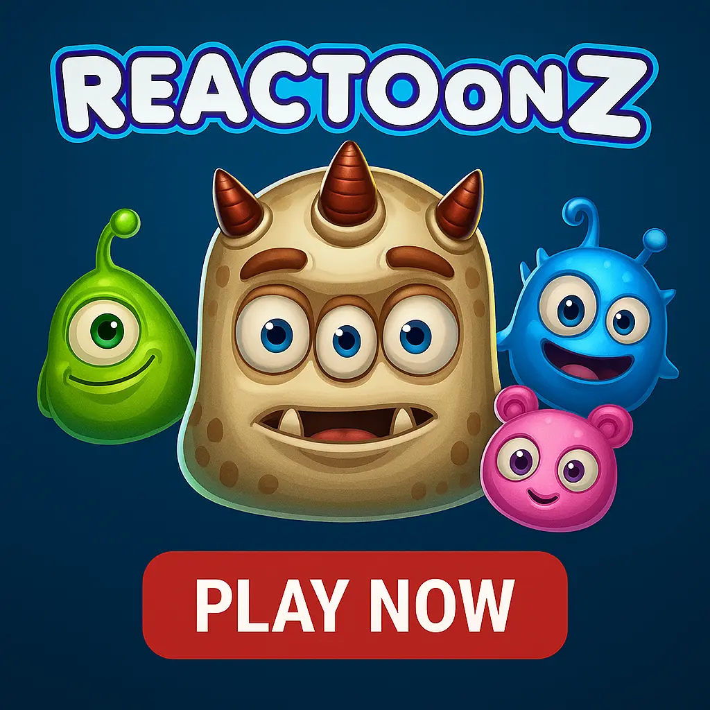 Reactoonz slot game
